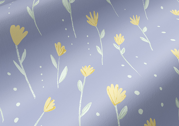 Ditsy Spring, Periwinkle - Roller Blind - Image 4